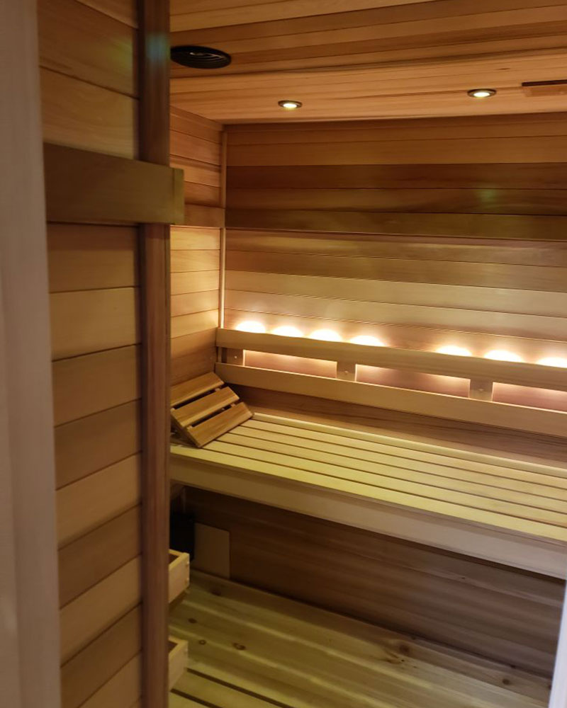 Closet Transformed Custom Cut Sauna