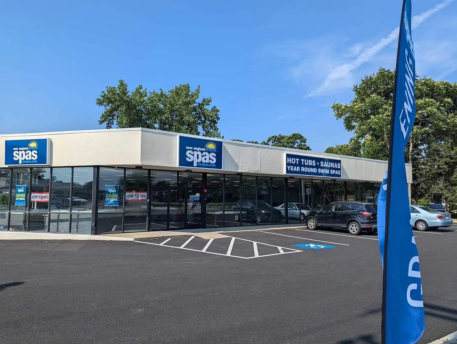 New England Spas showroom