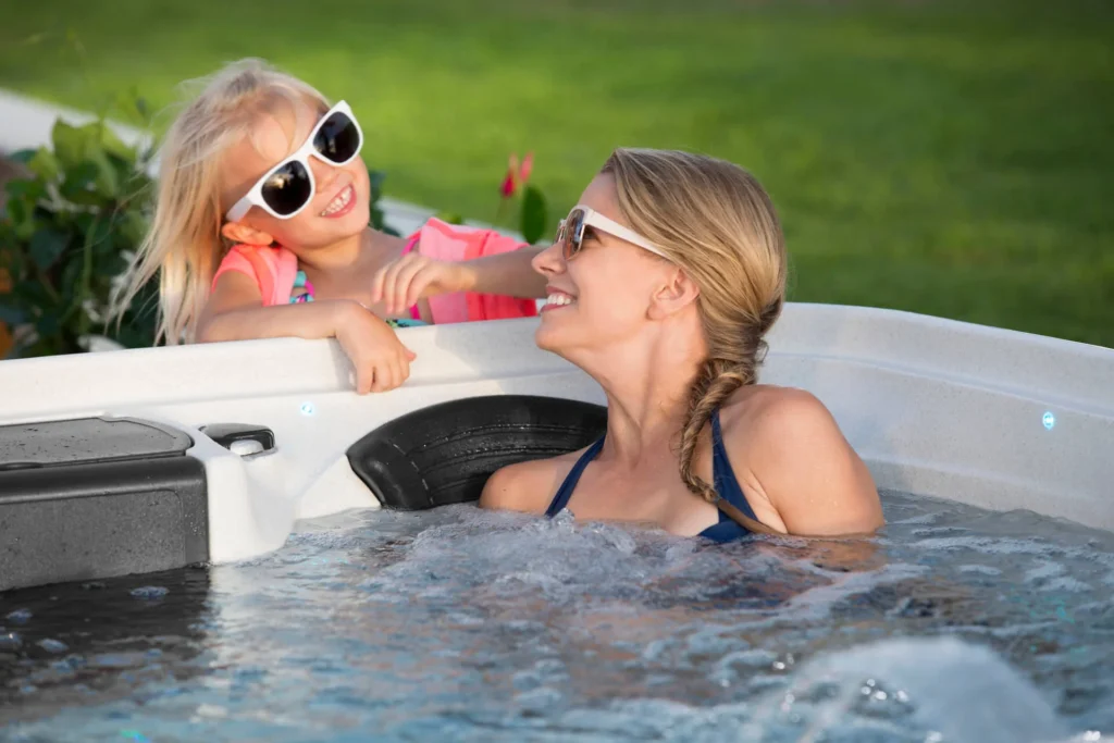 Cabana Mom Daughter WhiteDiamond 1920x1280 Dream Maker Spas