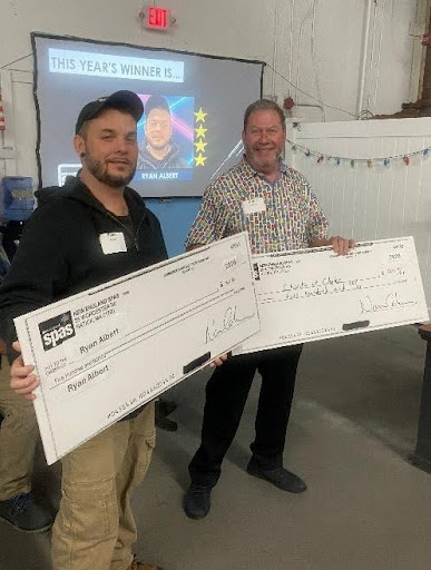 Ryan Albert receives award