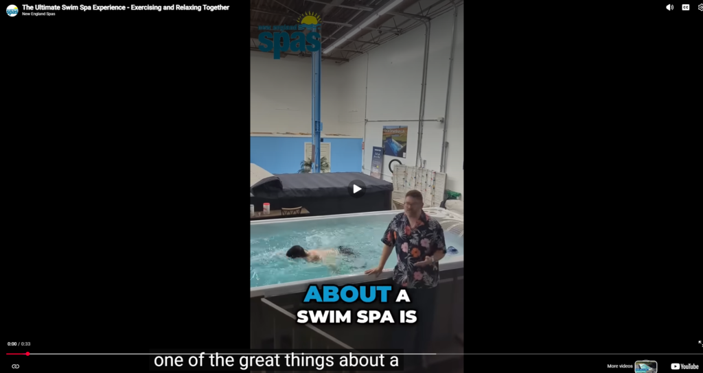 swim spa dual screenshot